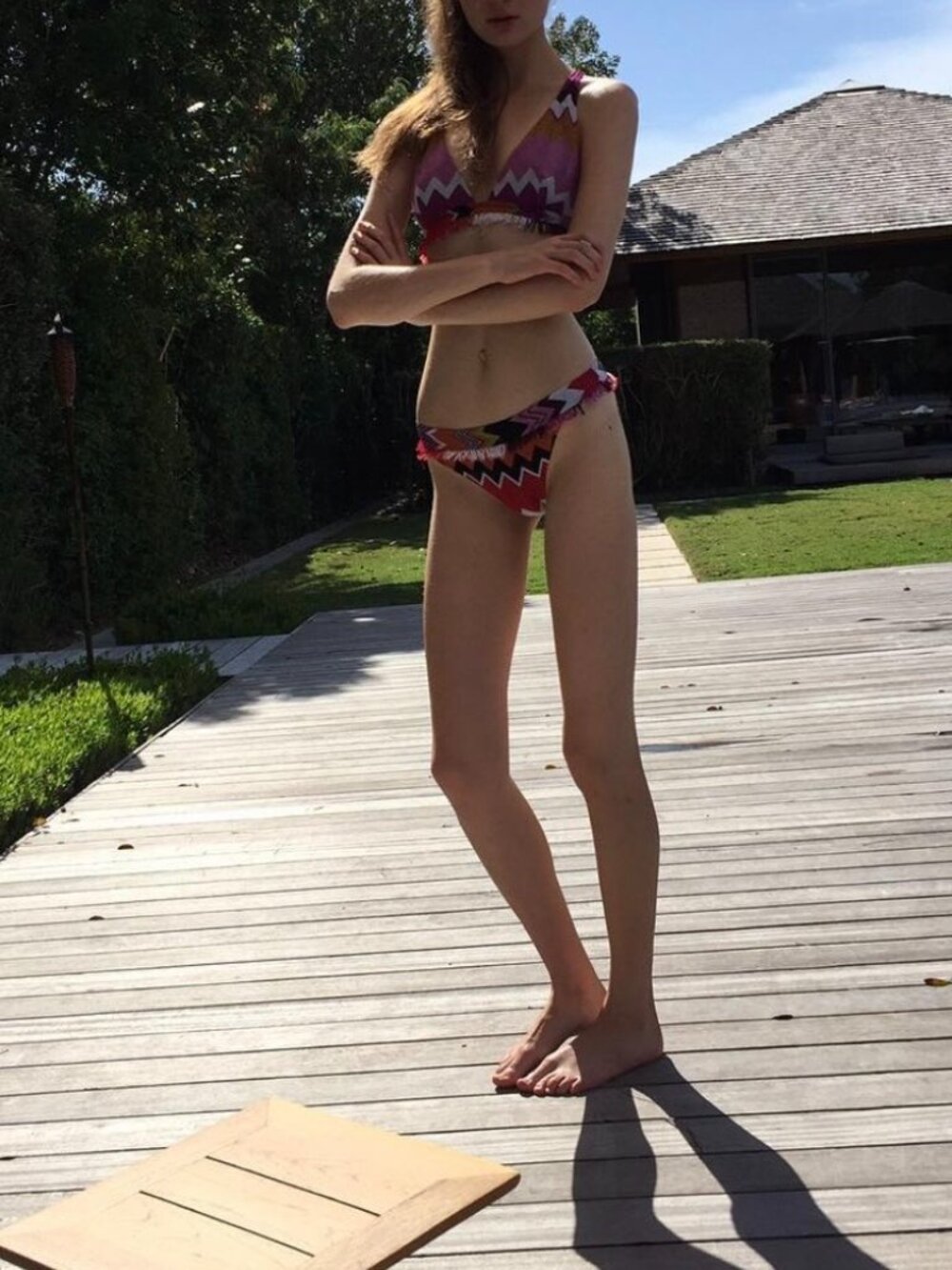 Authentic Missoni Zigzag Print Halter Bikini Set—Size 40 (IT)/ Small (US)